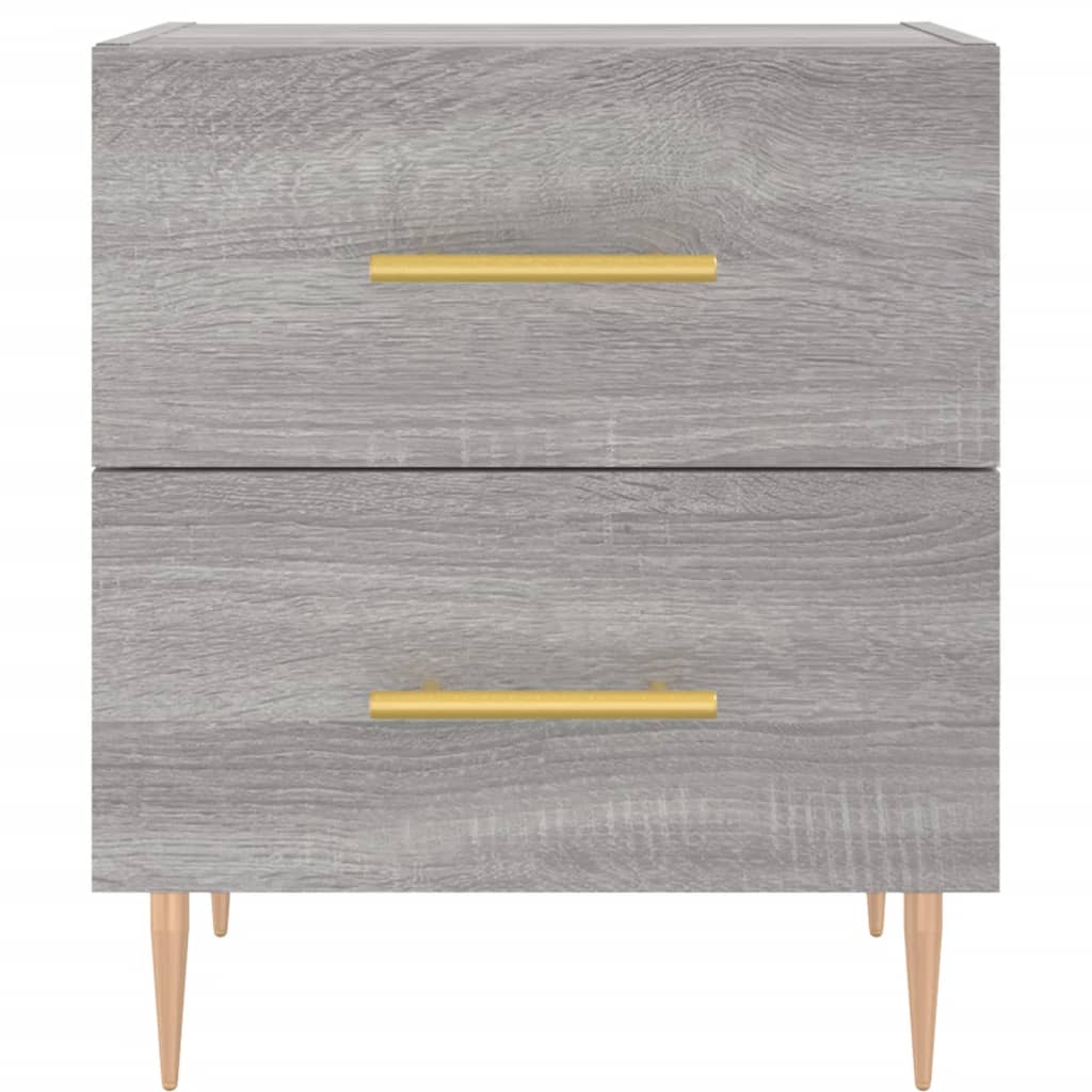 Noćni ormarići 2 kom boja hrasta 40x35x47,5cm konstruirano drvo