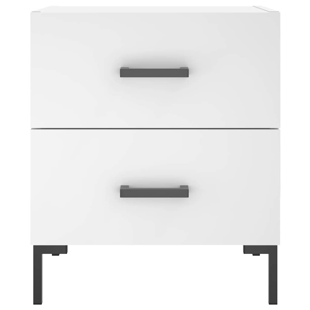 Noćni ormarići 2 kom bijeli 40x35x47,5 cm od konstruiranog drva