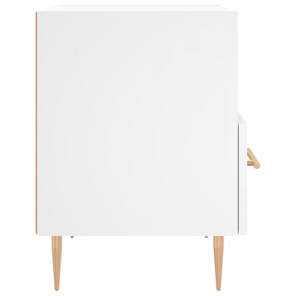 Noćni ormarići 2 kom bijeli 40x35x47,5 cm od konstruiranog drva