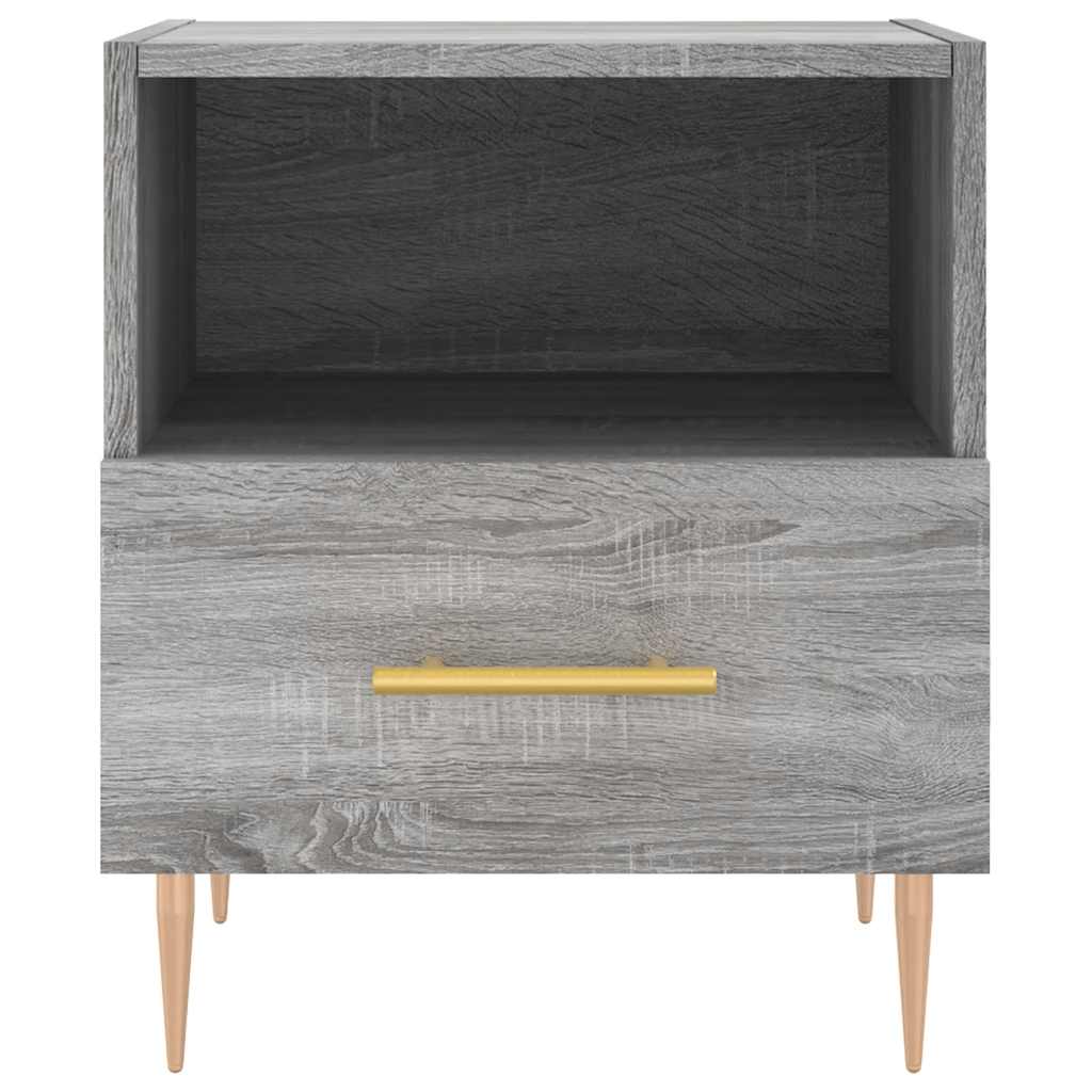 Noćni ormarići 2 kom boja hrasta 40x35x47,5cm konstruirano drvo