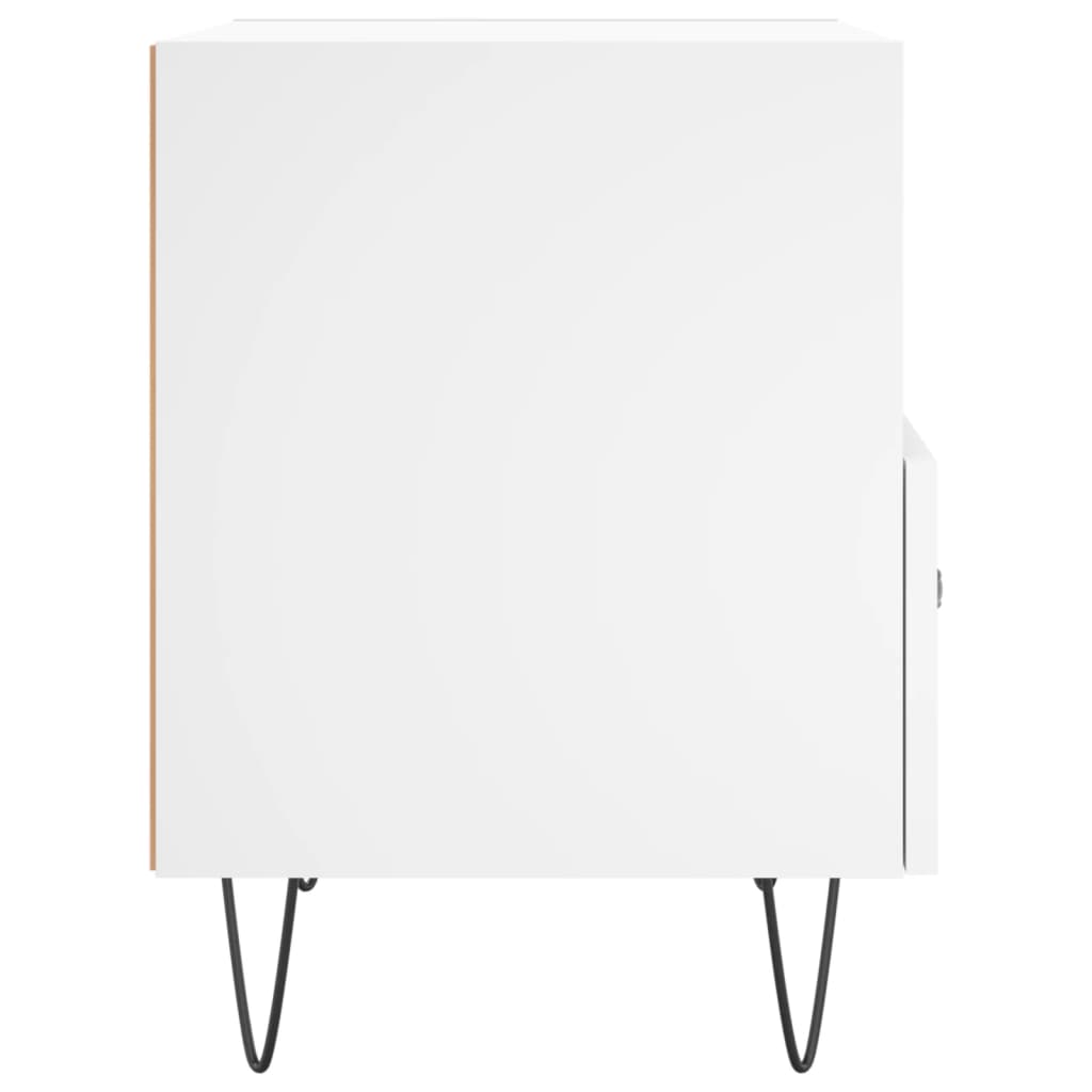 Noćni ormarići 2 kom bijeli 40x35x47,5 cm od konstruiranog drva
