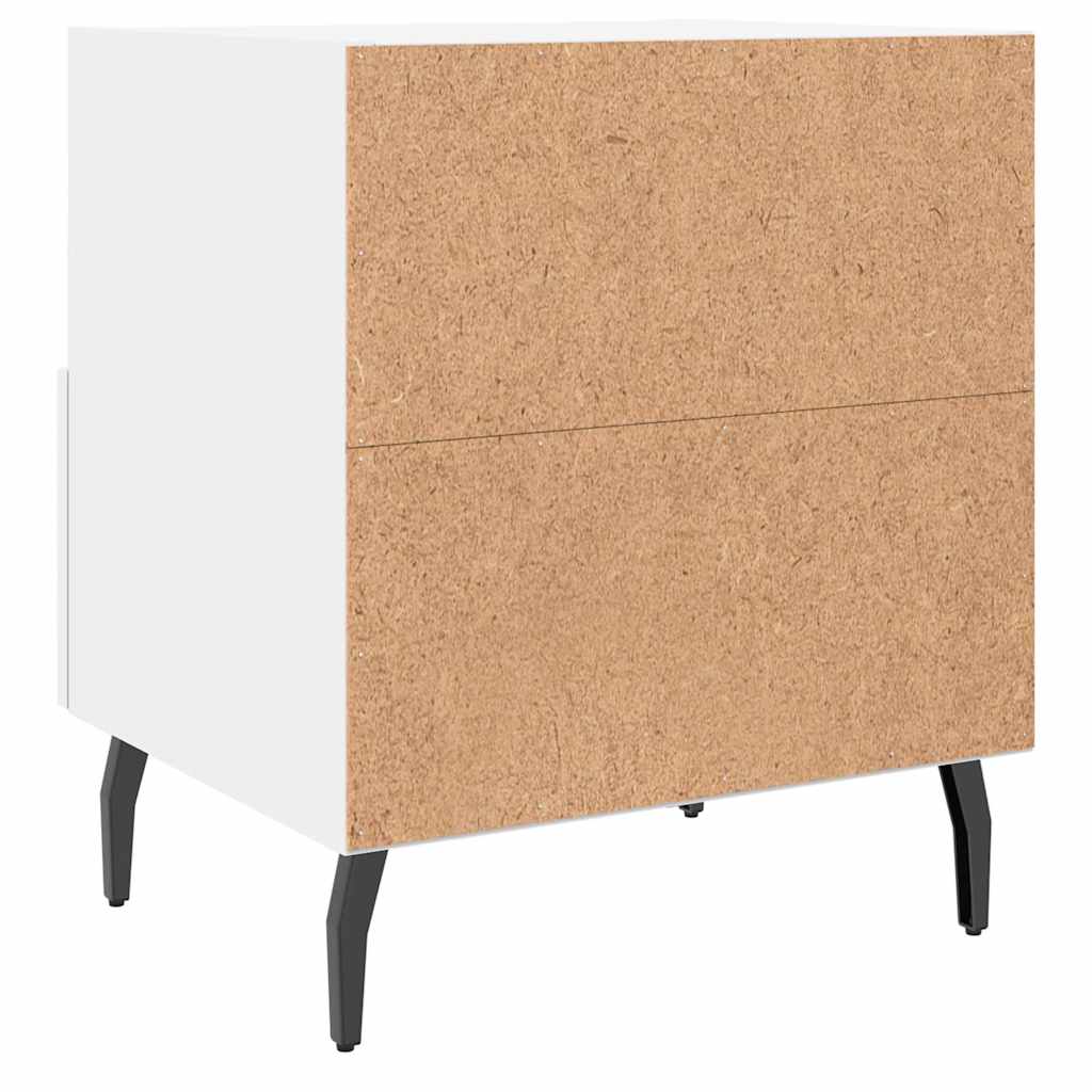 Noćni ormarići 2 kom bijeli 40x35x47,5 cm od konstruiranog drva