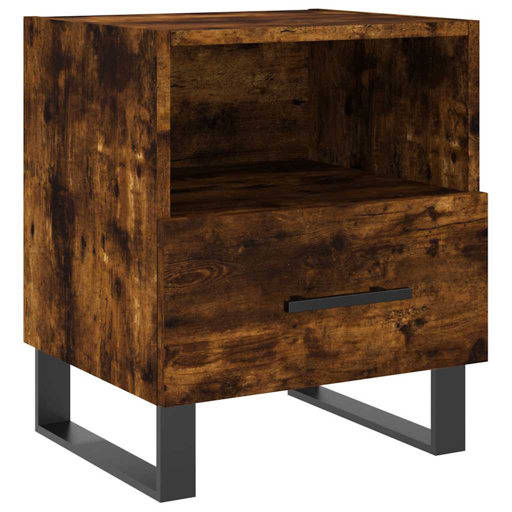 Noćni ormarići 2 kom boja hrasta 40x35x47,5cm konstruirano drvo