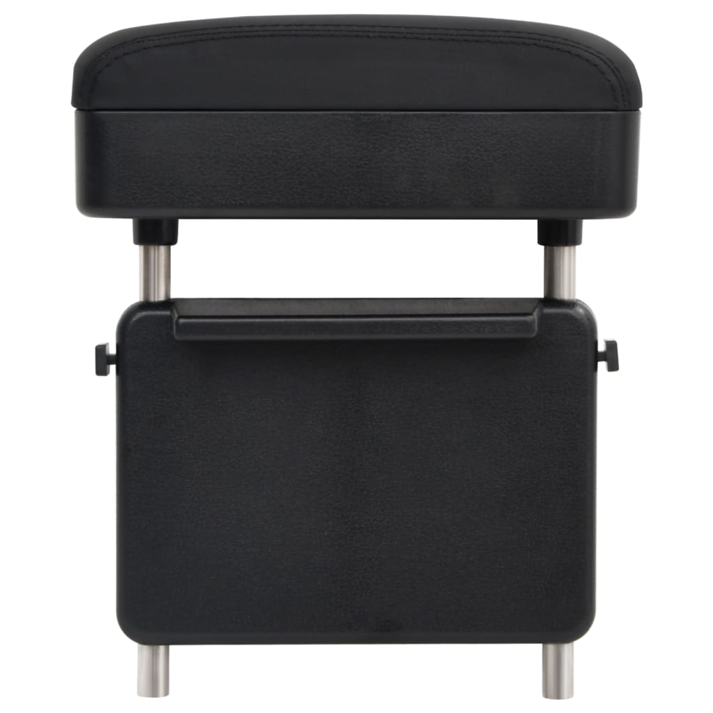 Naslon za ruke za automobil crni 23 x 8 x (30 - 38) cm ABS
