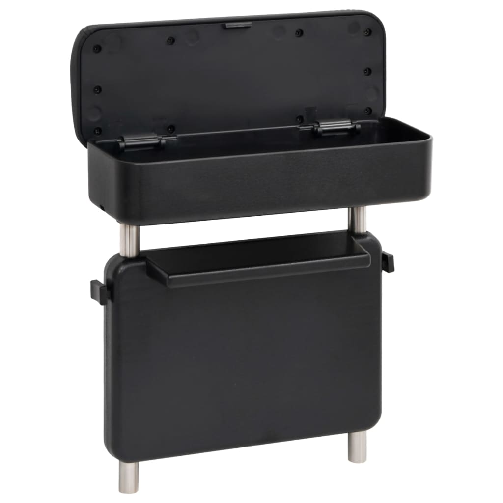 Naslon za ruke za automobil crni 23 x 8 x (30 - 38) cm ABS