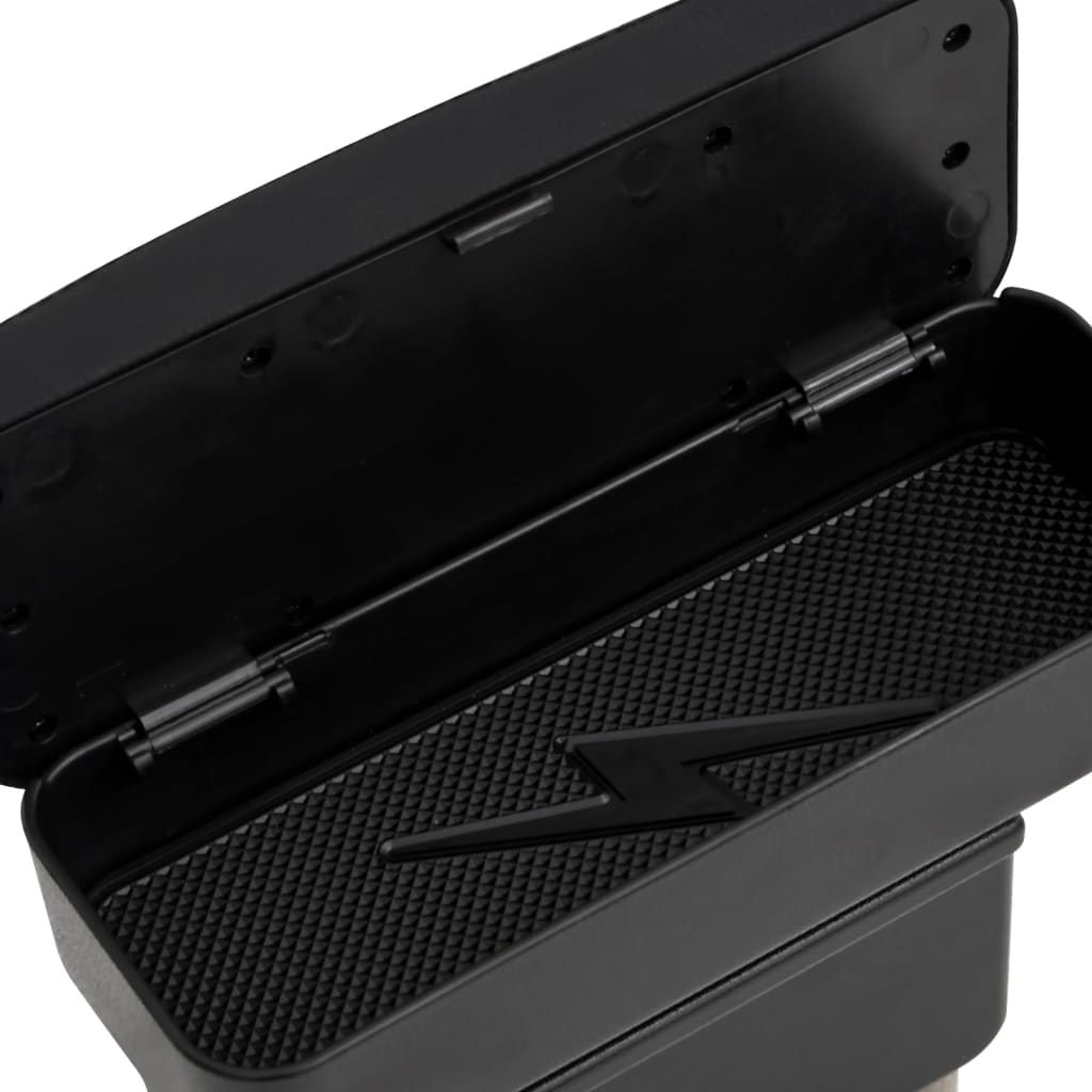 Naslon za ruke za automobil crni 23 x 8 x (30 - 38) cm ABS