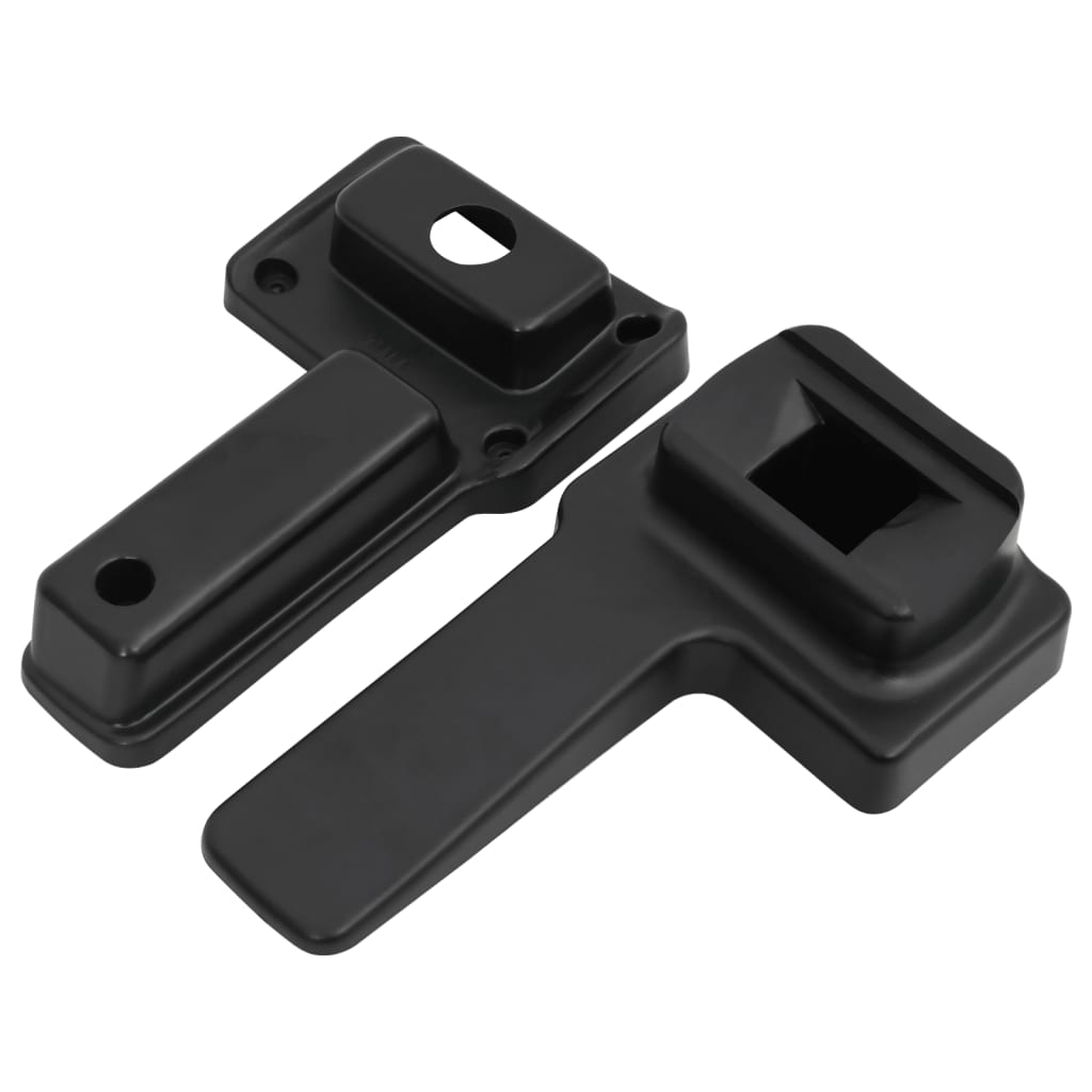 Naslon za ruke za automobil crni 14,5 x 32 x (27 - 46) cm ABS