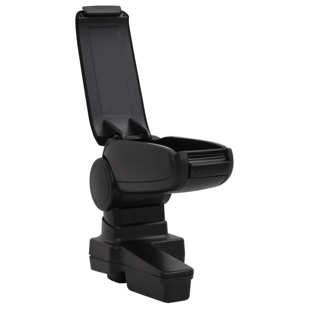 Naslon za ruke za automobil crni 14,5 x 32 x (27 - 46) cm ABS