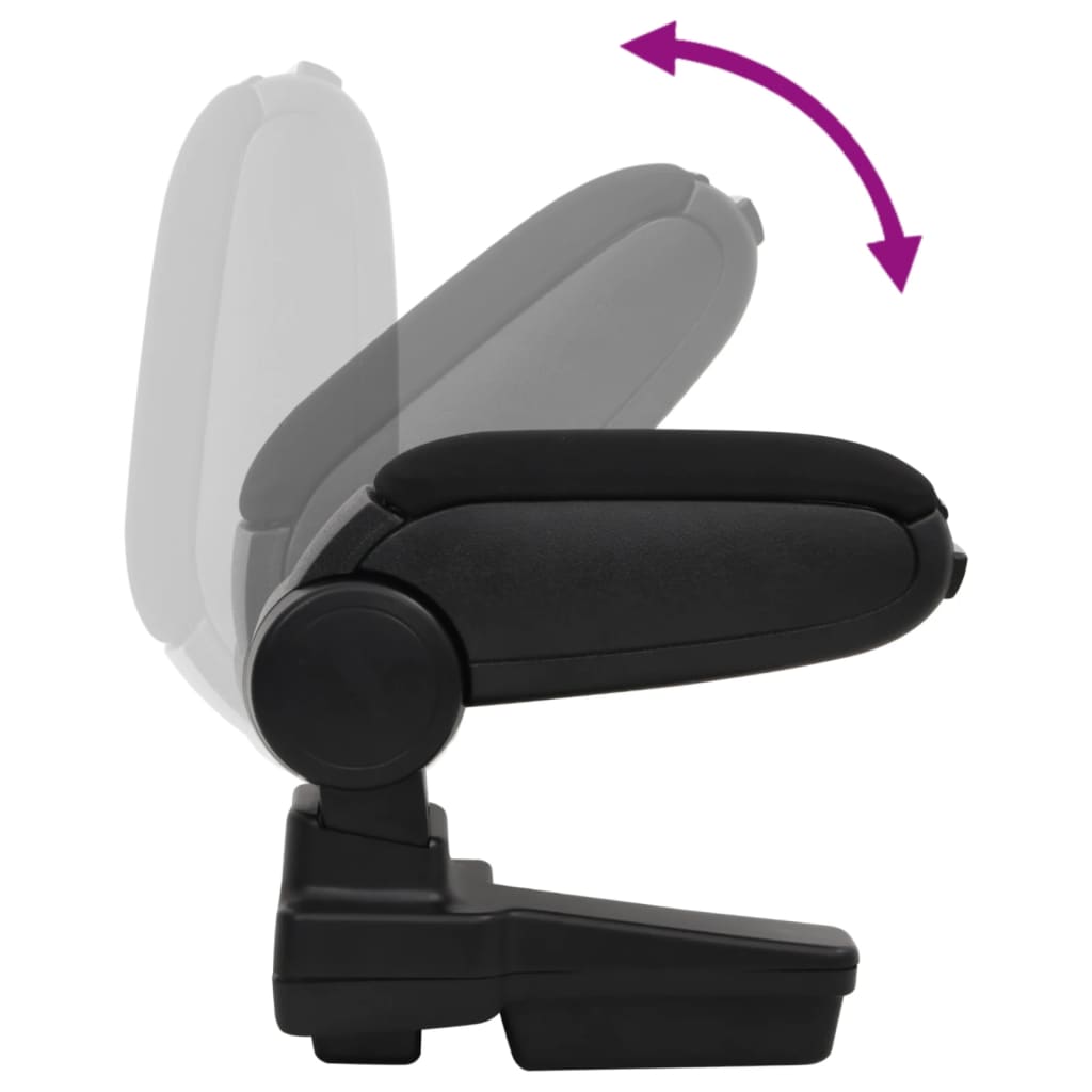Naslon za ruke za automobil crni 14,5 x 32 x (27 - 46) cm ABS