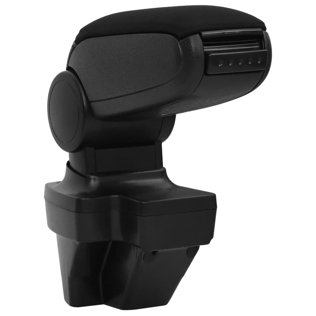 Naslon za ruke za automobil crni 15 x 35 x (33 - 49,5) cm ABS