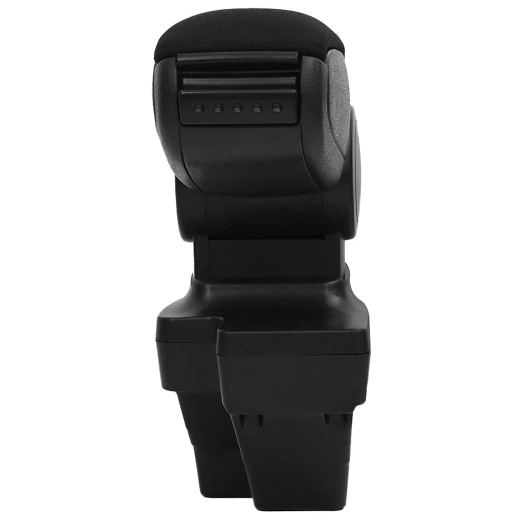 Naslon za ruke za automobil crni 15 x 35 x (33 - 49,5) cm ABS