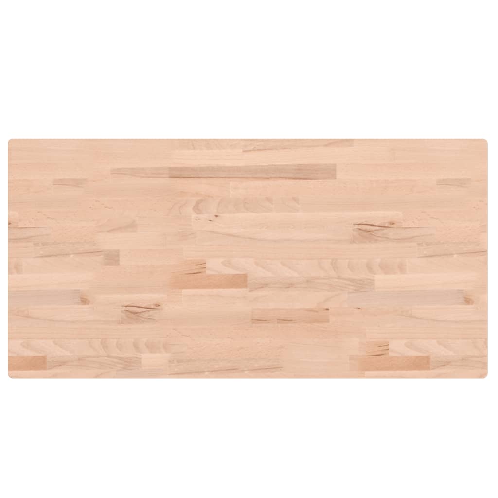 Stolna ploča 100x50x4 cm pravokutna od masivne bukovine