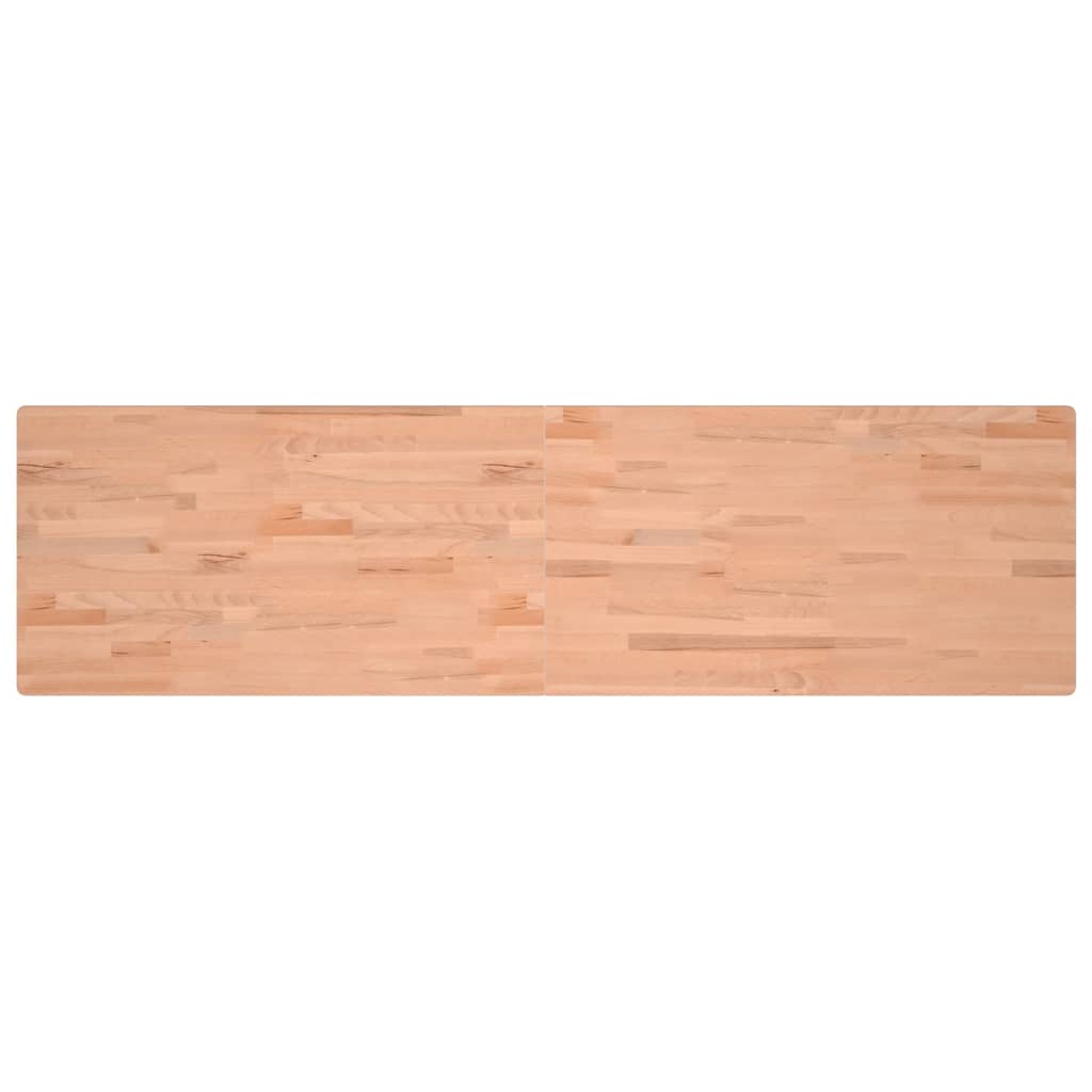 Radni stol 200x55x81,5 cm od masivne bukovine i metala