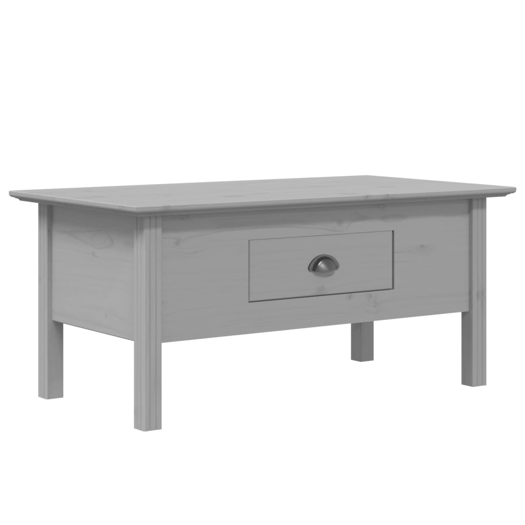 Stolić za kavu BODO sivi 100 x 55 x 46 cm od masivne borovine