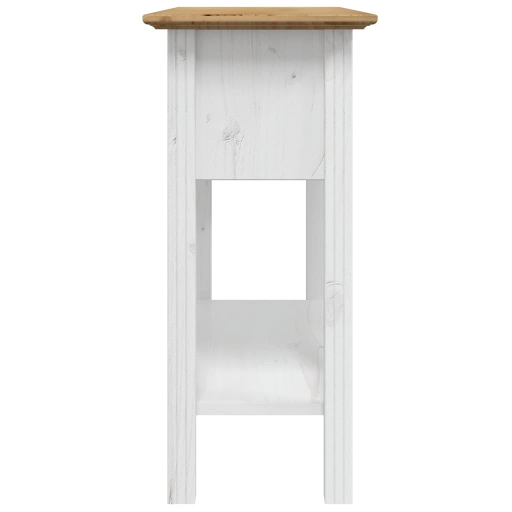 Konzolni stol BODO smeđi 91 x 35 x 74 cm od masivne borovine