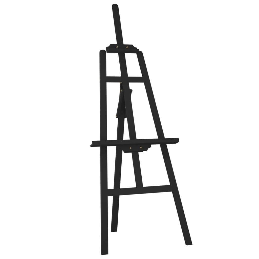 Štafelaj crni 53,5 x 95 x 127 cm od masivne borovine