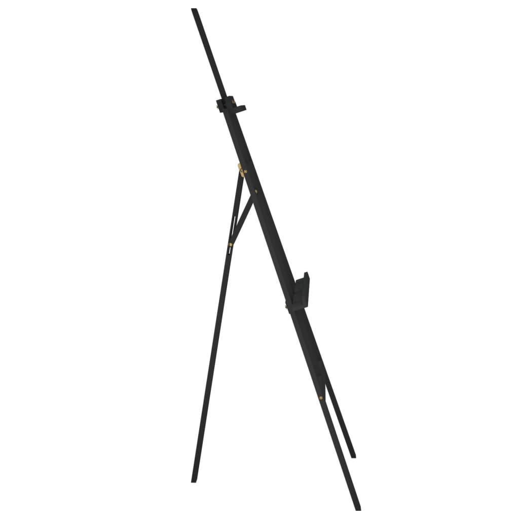 Štafelaj crni 53,5 x 95 x 127 cm od masivne borovine