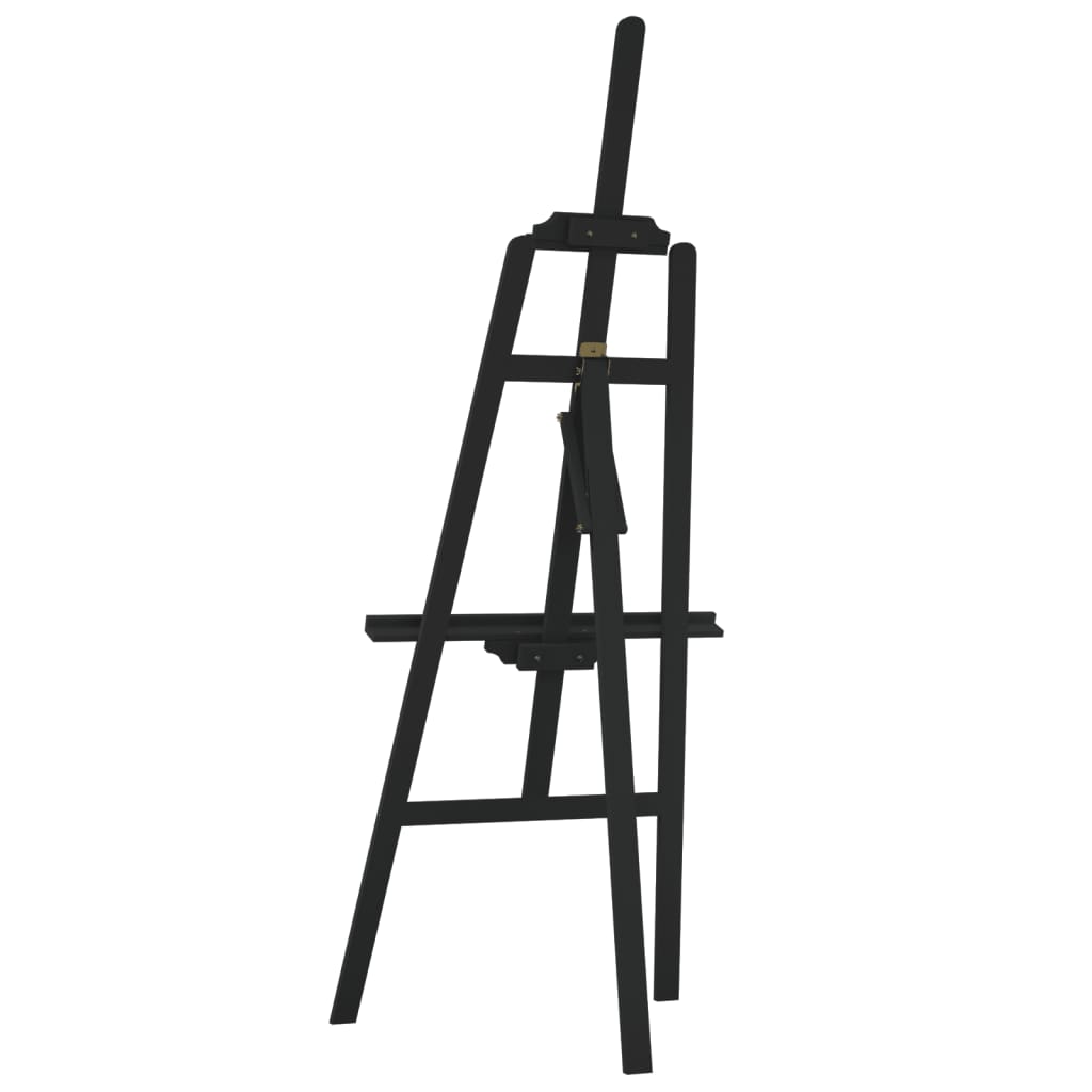 Štafelaj crni 53,5 x 95 x 127 cm od masivne borovine