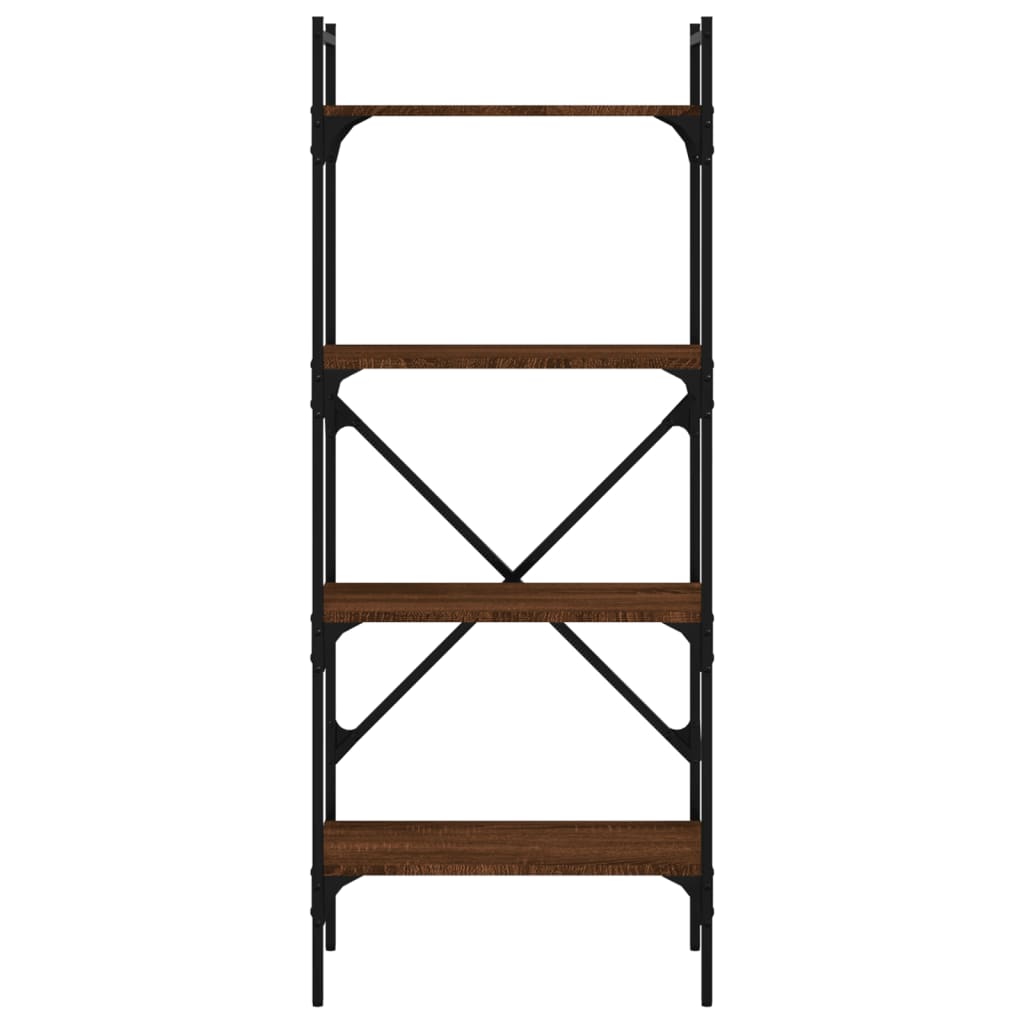 Regal za knjige 4 razine boja hrasta 56x31,5x138,5 cm drveni