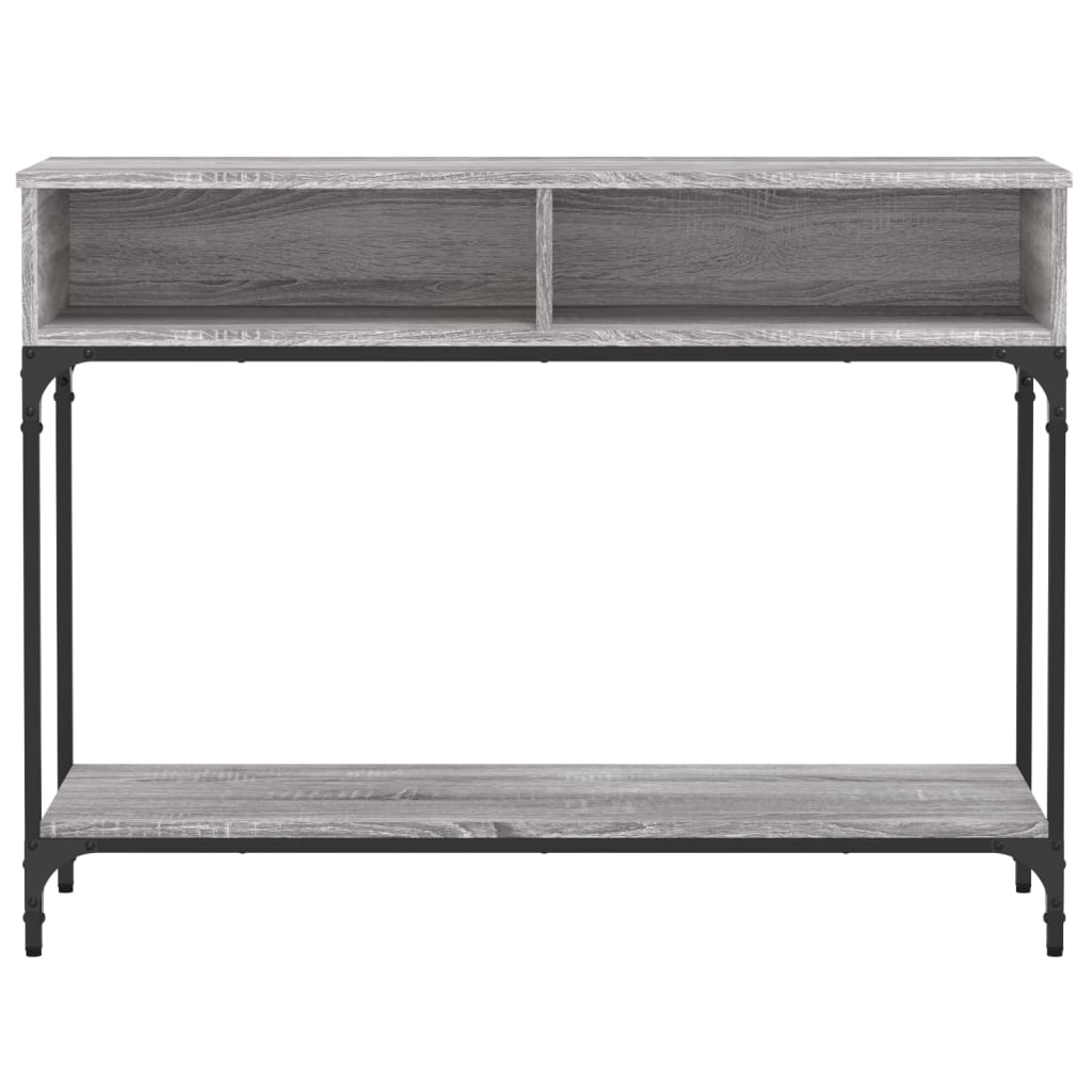 Konzolni stol boja hrasta 100 x 30,5 x 75 cm konstruirano drvo