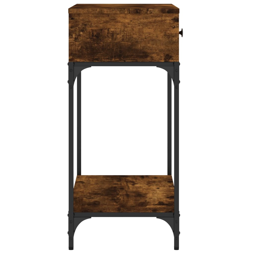 Konzolni stol boja hrasta 75 x 34,5 x 75 cm konstruirano drvo