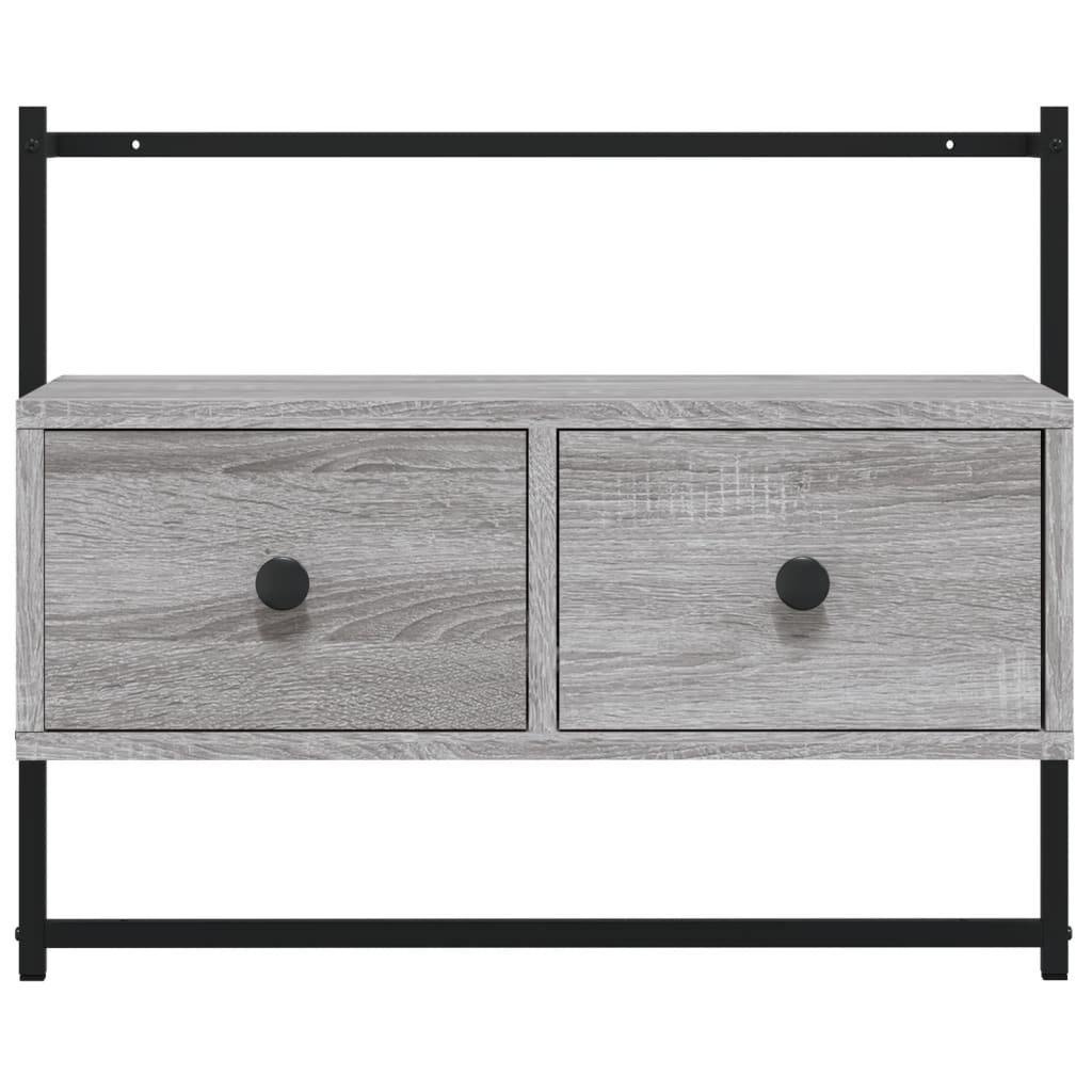 TV ormarić zidni boja hrasta 60,5x30x51 cm konstruirano drvo