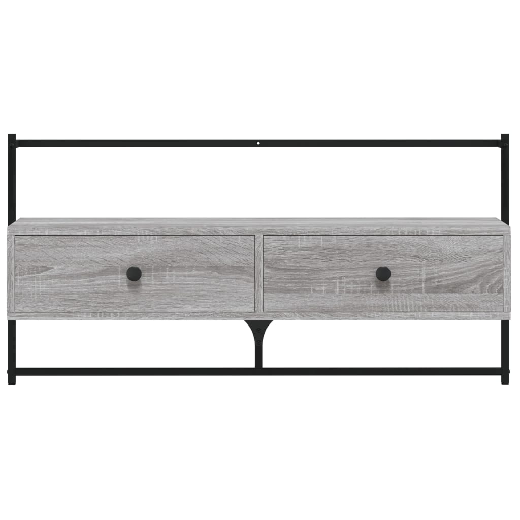 TV ormarić zidni boja hrasta 100,5x30x51 cm konstruirano drvo