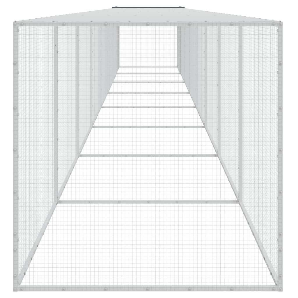 Kavez za kokoši s krovom antracit 803x98x90 cm pocinčani čelik