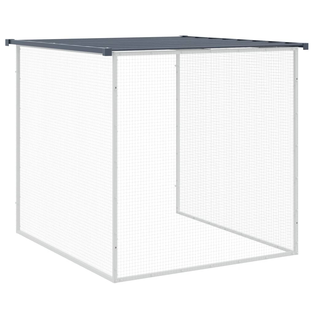 Kavez za kokoši s krovom antracit 803x98x90 cm pocinčani čelik