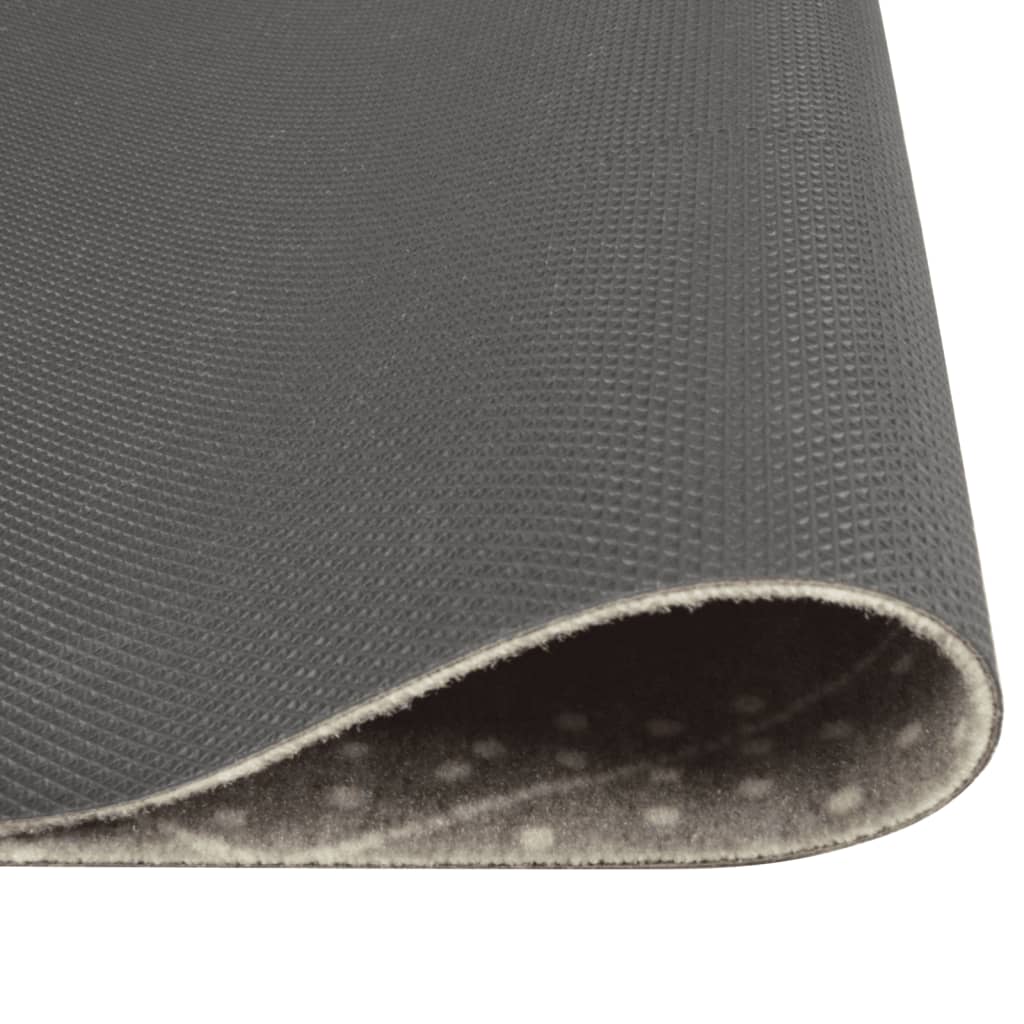 Kuhinjski tepih perivi s uzorkom rombova baršunasti 45 x 150 cm