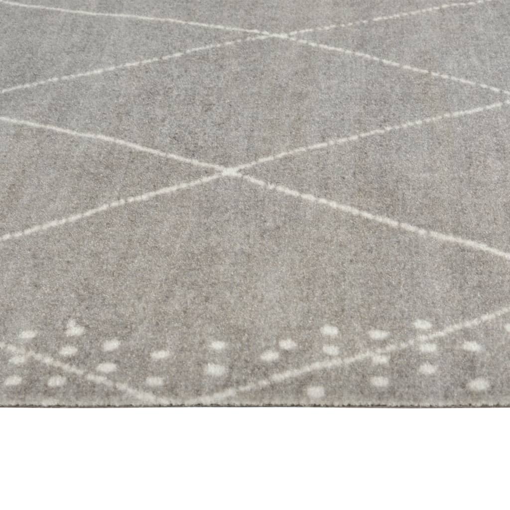 Kuhinjski tepih perivi s uzorkom rombova baršunasti 60 x 300 cm