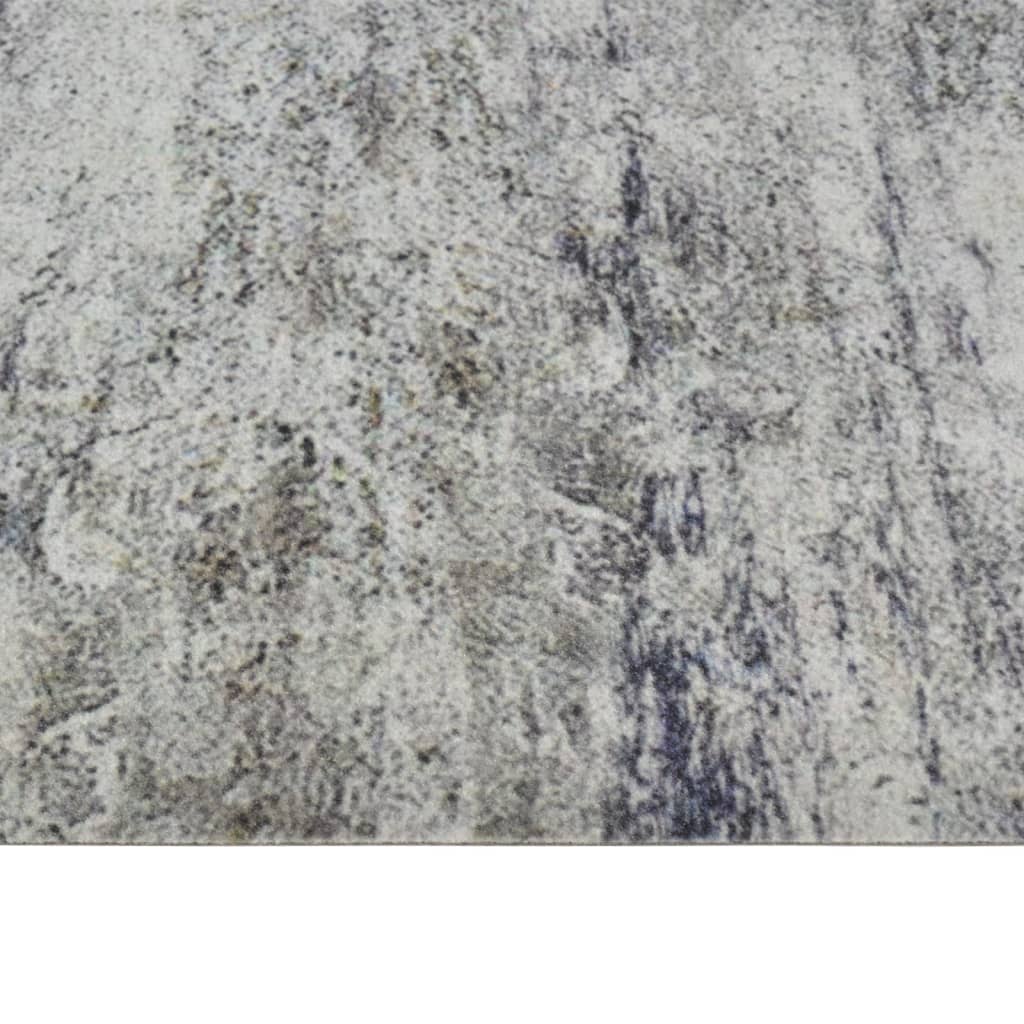 Kuhinjski tepih perivi s uzorkom betona 60 x 300 cm baršunasti