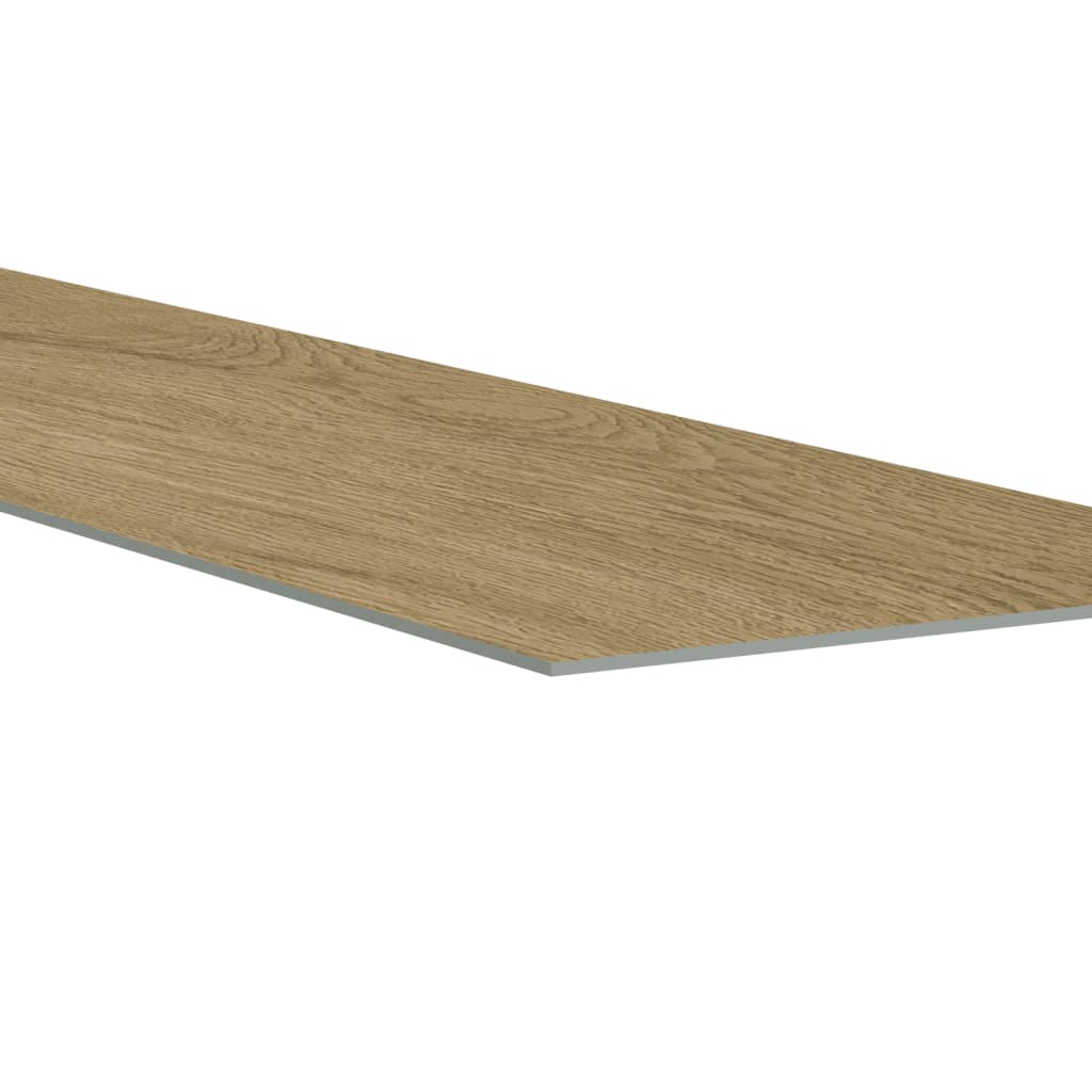 Zidne ploče s izgledom drva smeđe od PVC-a 4,12 m²