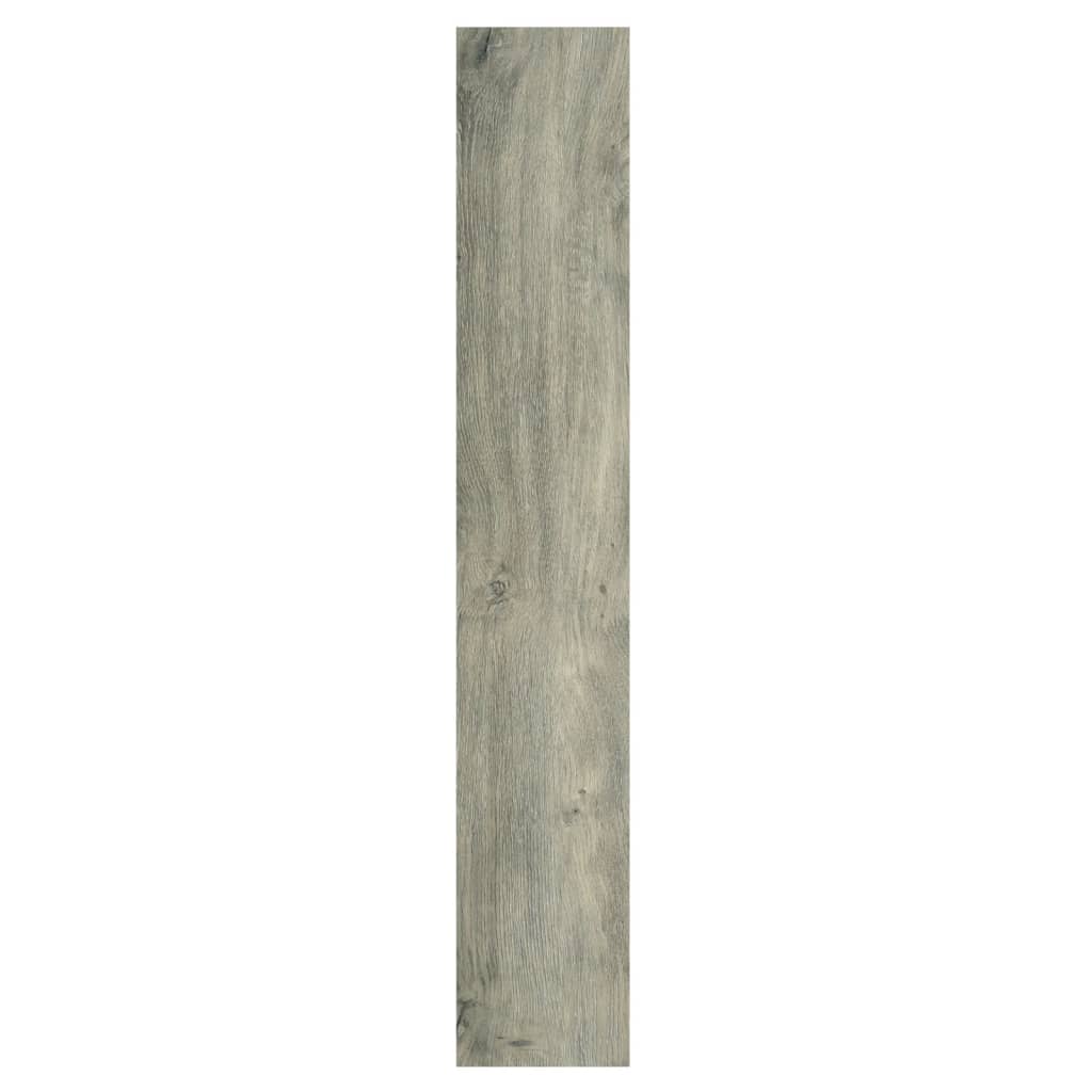 Zidne ploče s izgledom drva sive od PVC-a 4,12 m²