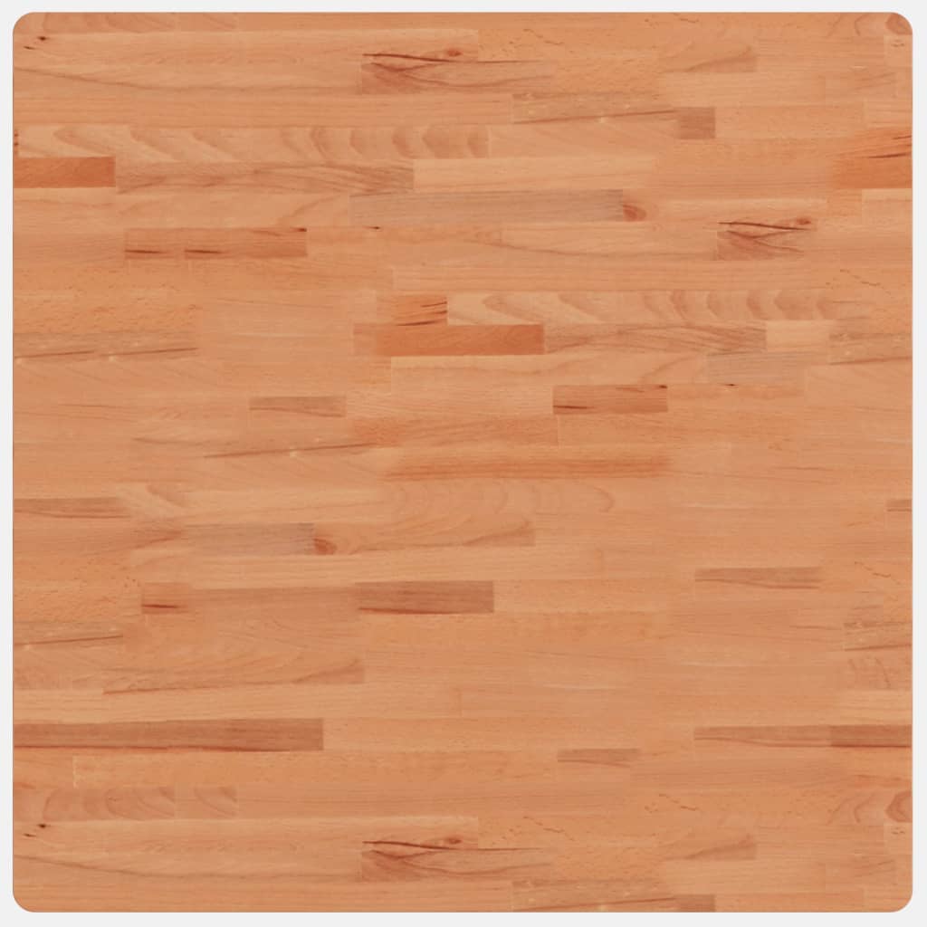 Stolna ploča 80x80x2,5 cm četvrtasta od masivne bukovine