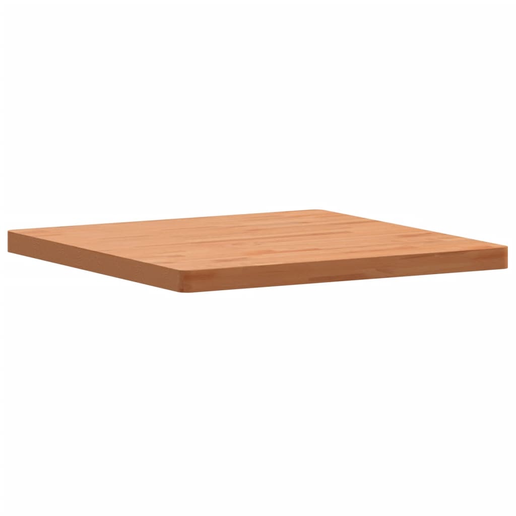 Stolna ploča 70 x 70 x 4 cm četvrtasta od masivnog drva bukve