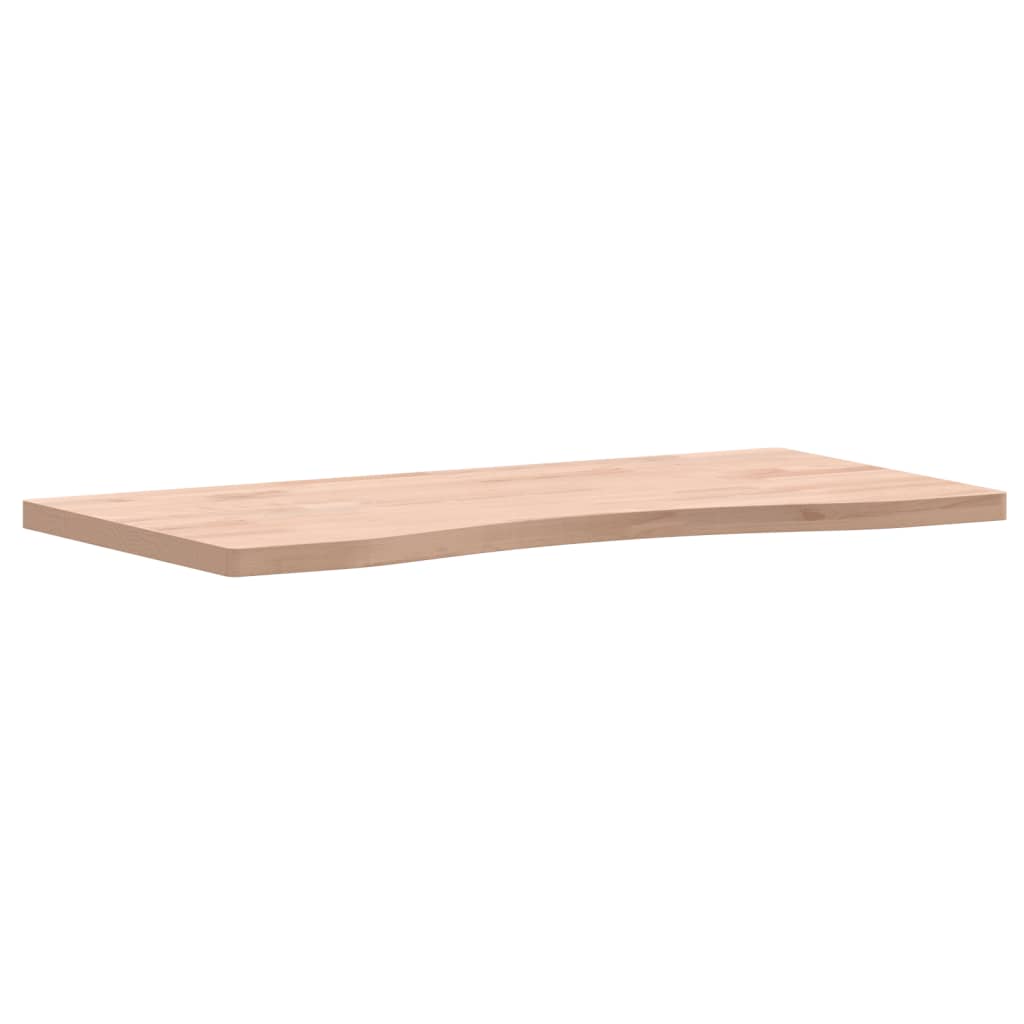 Ploča za radni stol 80x(36-40)x2,5 cm od masivne bukovine