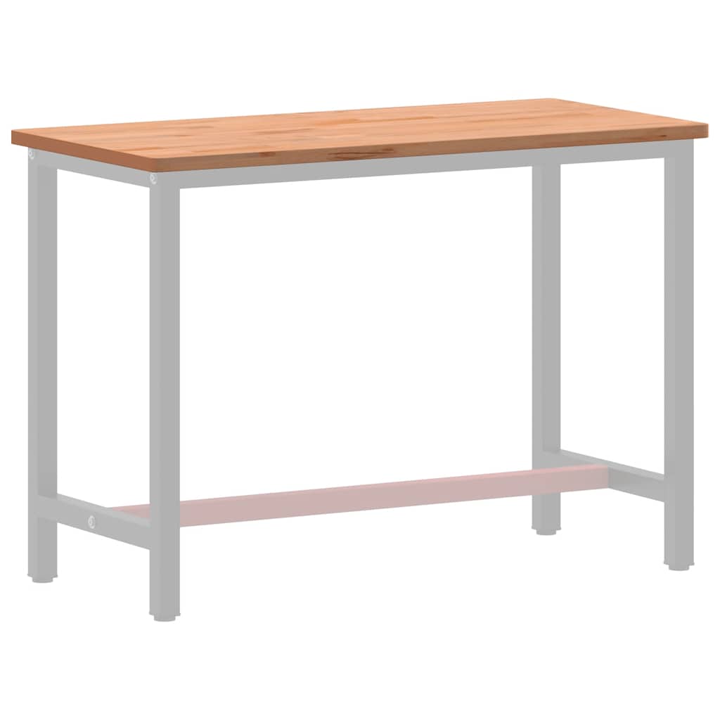 Ploča za radni stol 115 x 55 x 2,5 cm od masivne bukovine