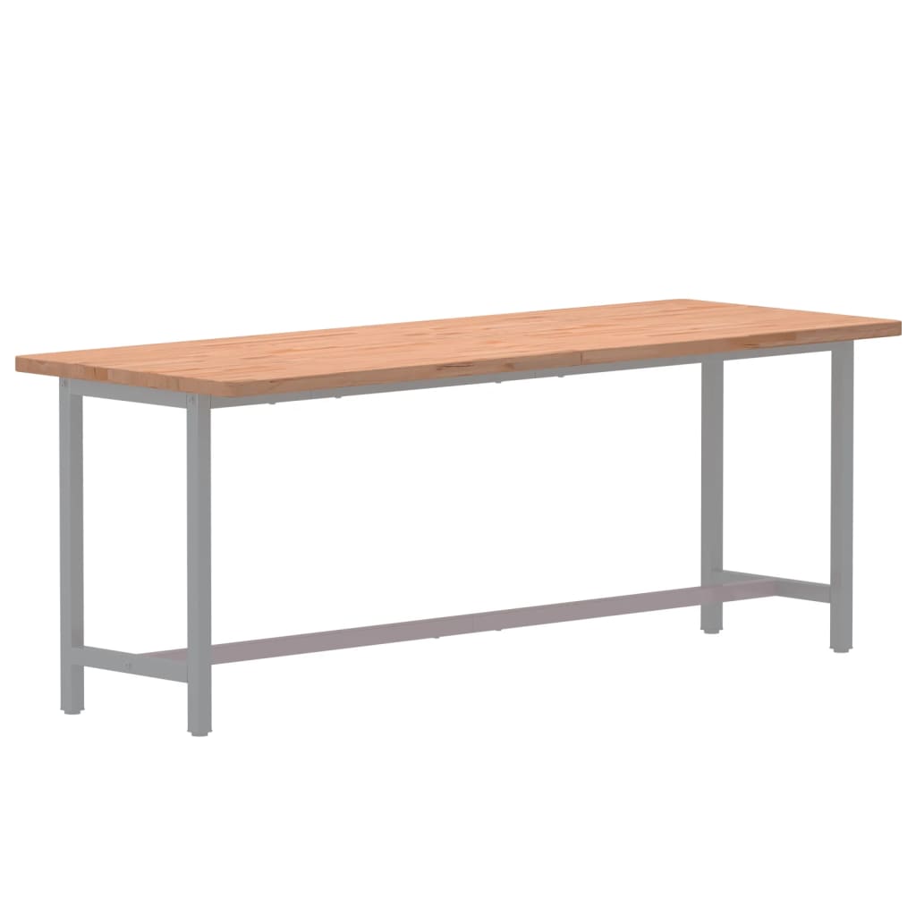 Ploča za radni stol od masivne bukovine 150 x 55 x 2,5 cm