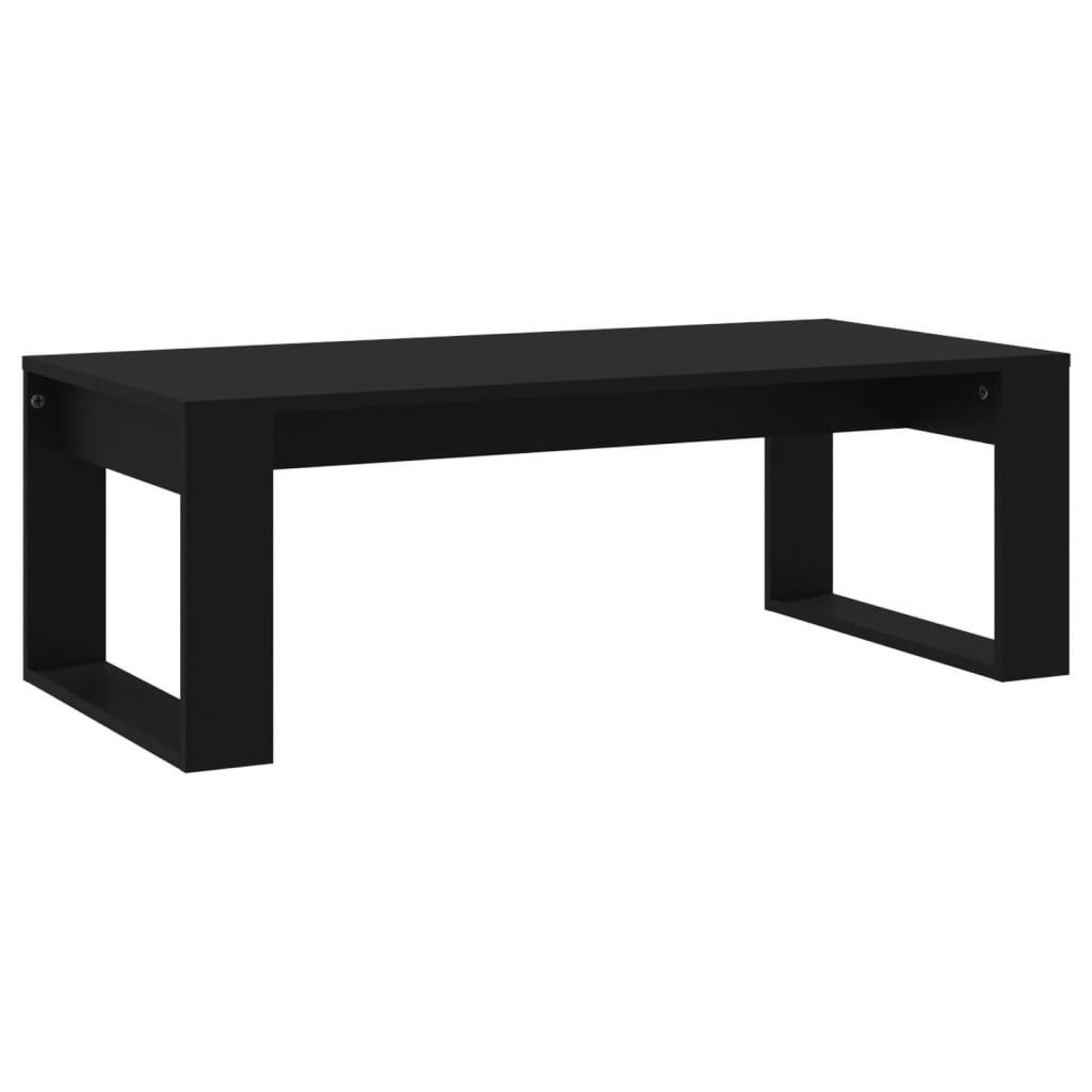 Stolić za kavu crni 102 x 50 x 35 cm od konstruiranog drva