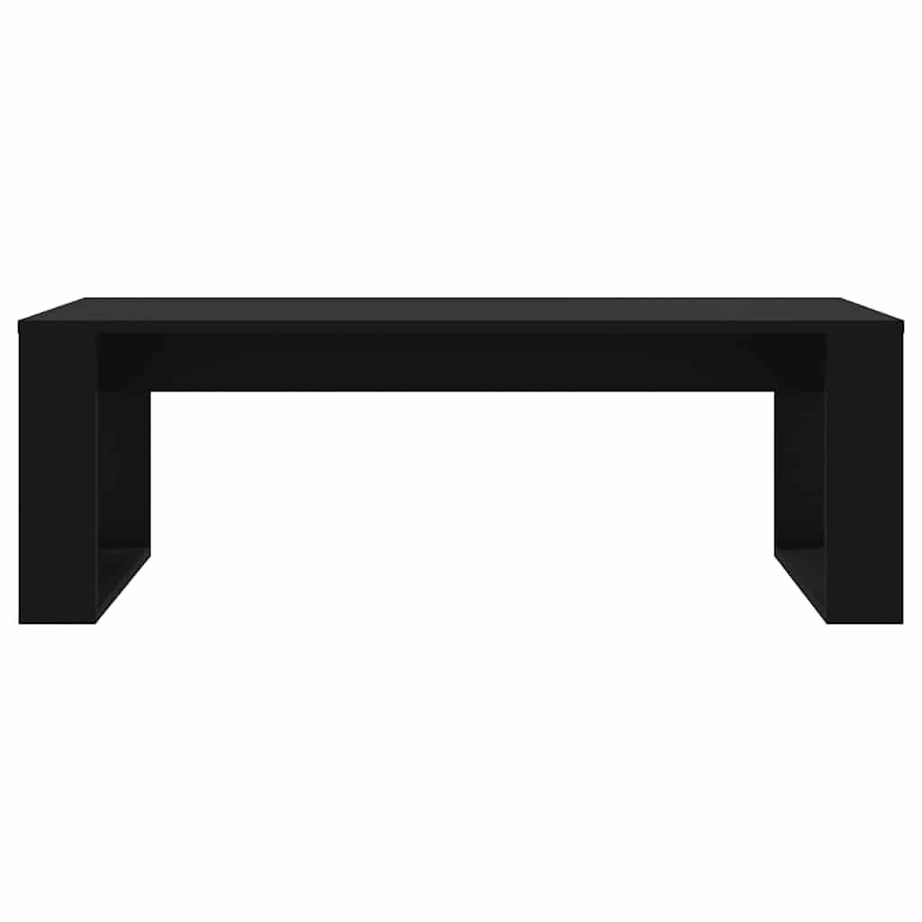 Stolić za kavu crni 102 x 50 x 35 cm od konstruiranog drva