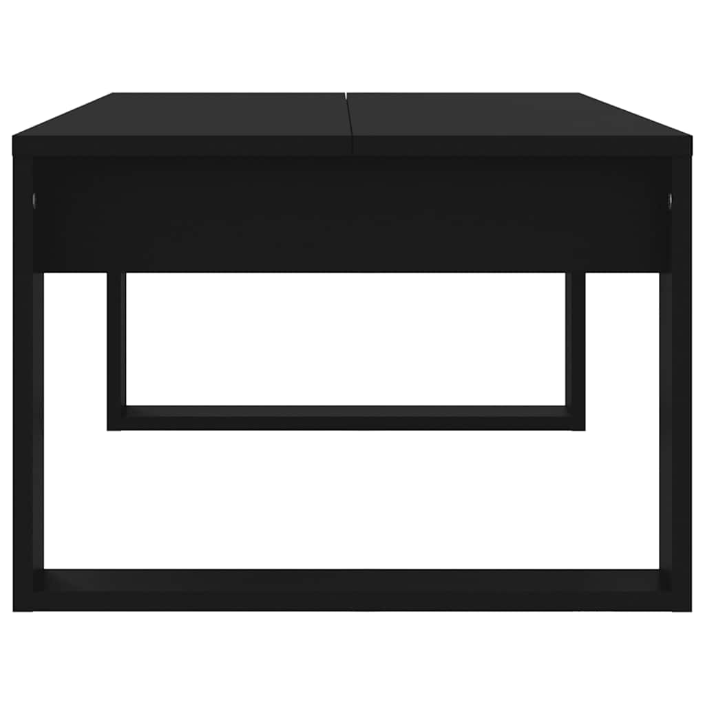 Stolić za kavu crni 102 x 50 x 35 cm od konstruiranog drva