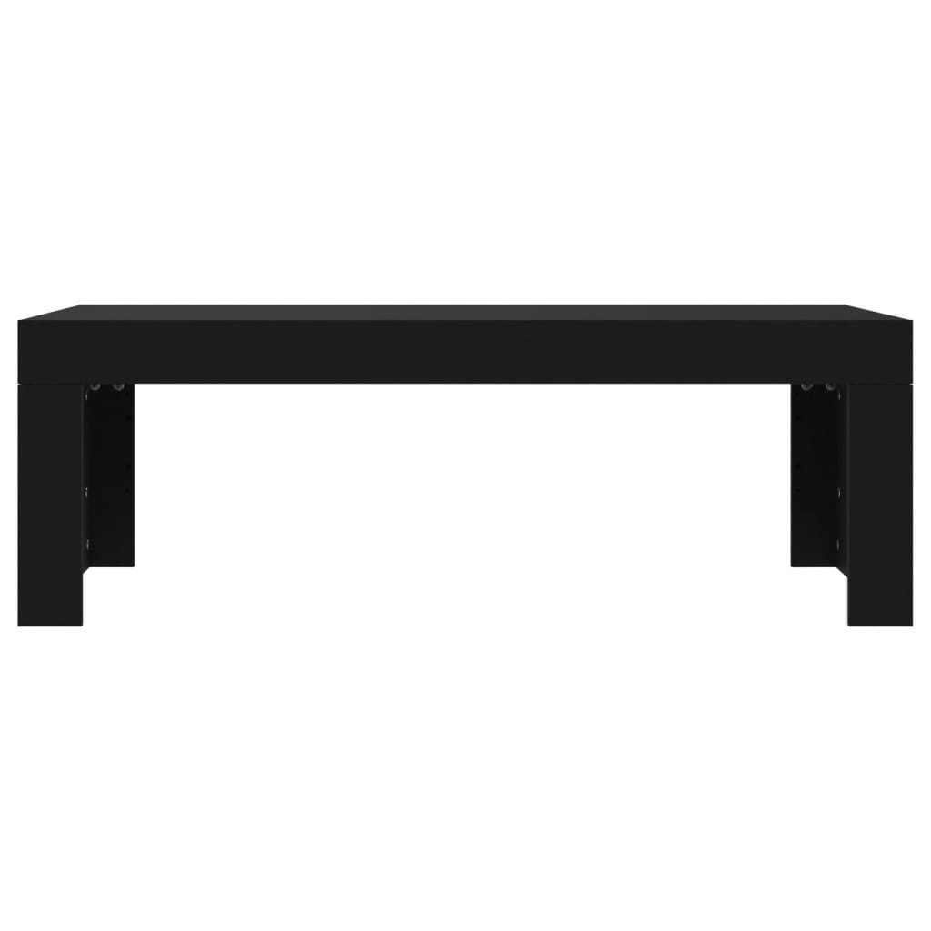 Stolić za kavu crni 102 x 50 x 36 cm od konstruiranog drva