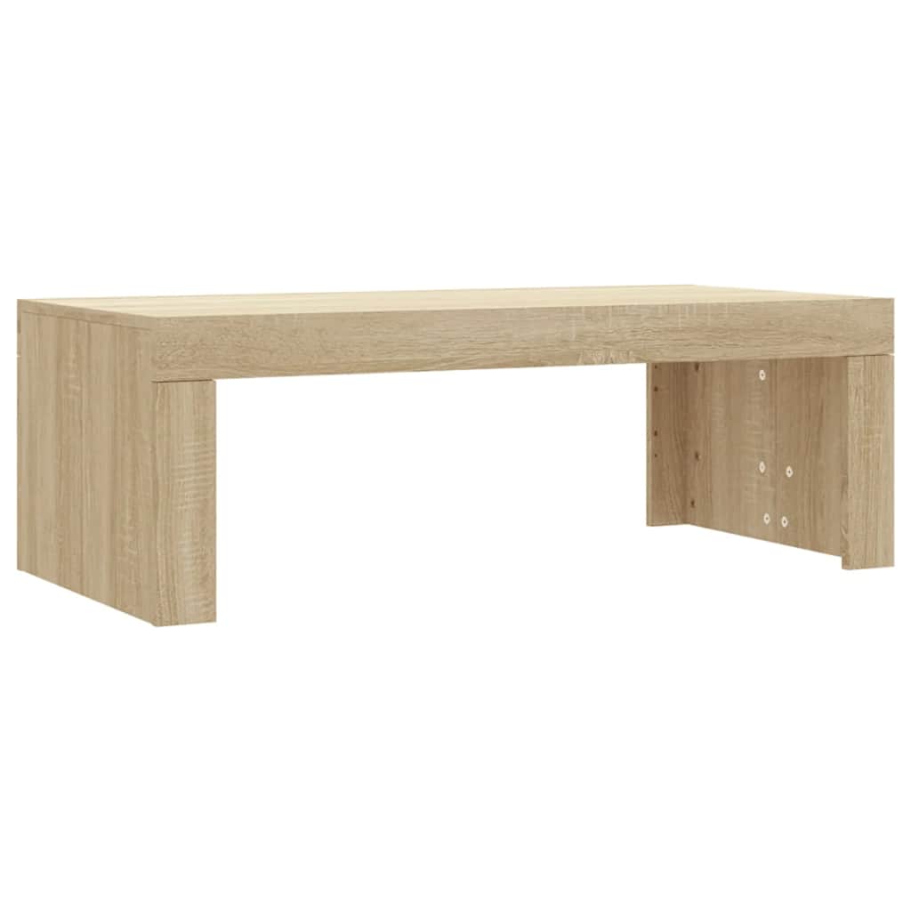 Stolić za kavu boja hrasta 102x50x36 cm konstruirano drvo