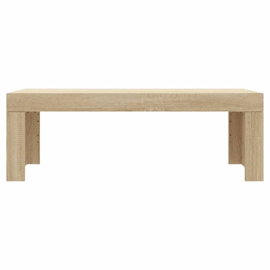 Stolić za kavu boja hrasta 102x50x36 cm konstruirano drvo