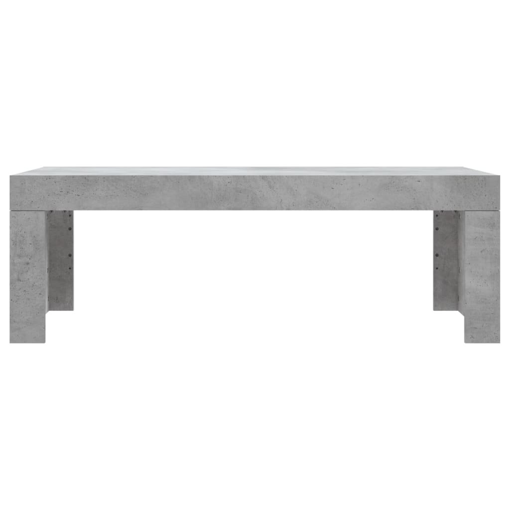 Stolić za kavu boja betona 102x50x36 cm konstruirano drvo