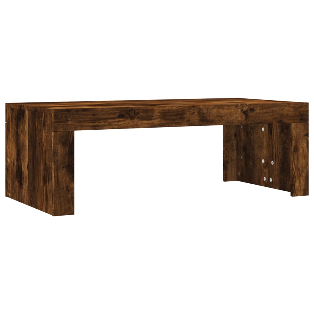 Stolić za kavu boja hrasta 102x50x36 cm konstruirano drvo