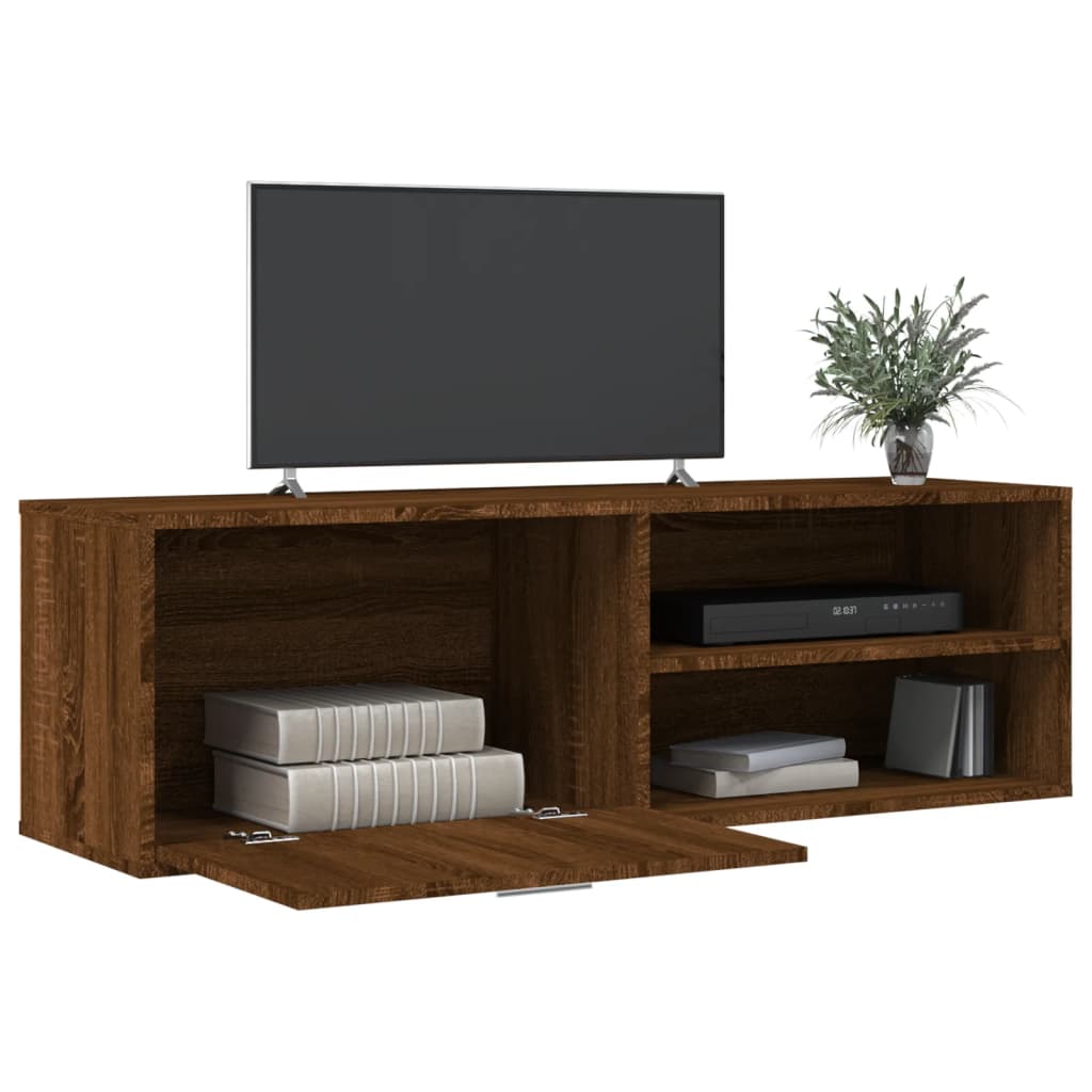 TV ormarić boja smeđeg hrasta 120x34x37 cm konstruirano drvo