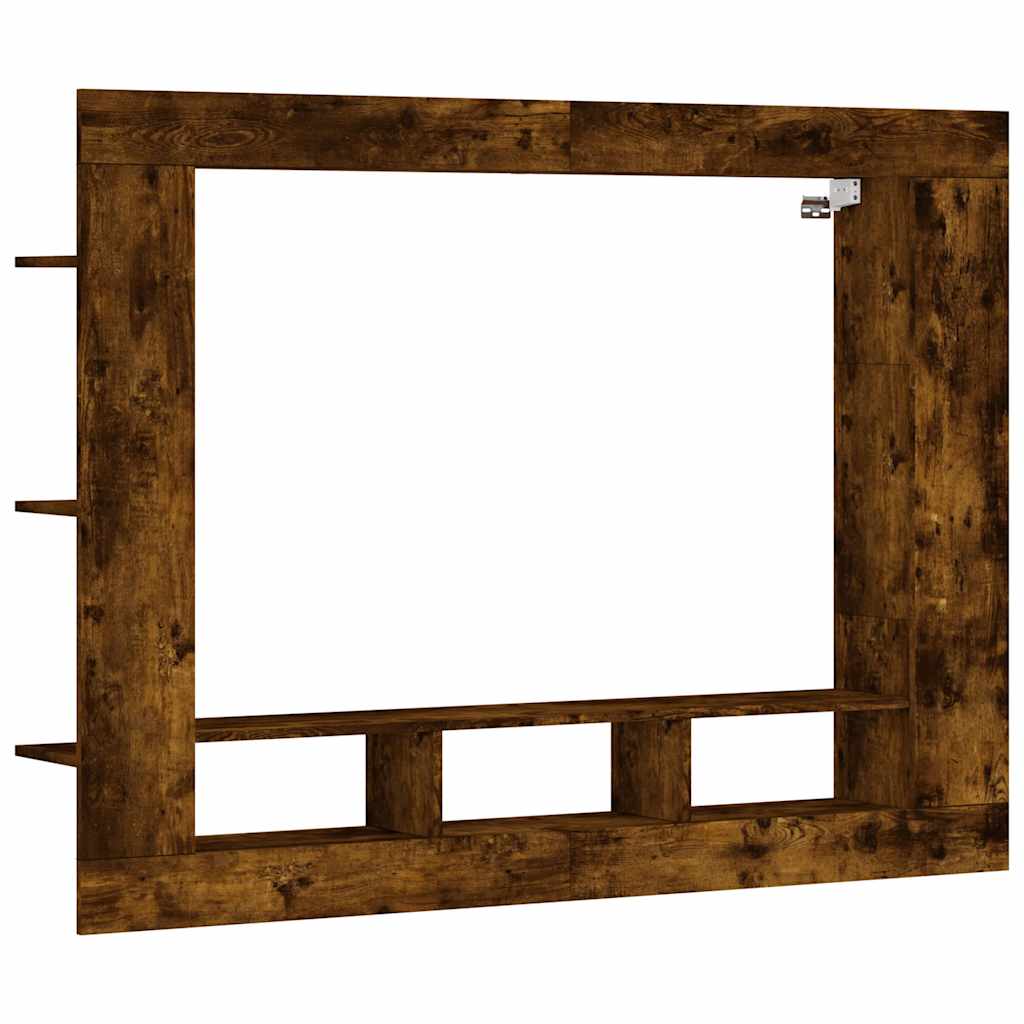 TV ormarić boja dimljenog hrasta 152x22x113cm konstruirano drvo