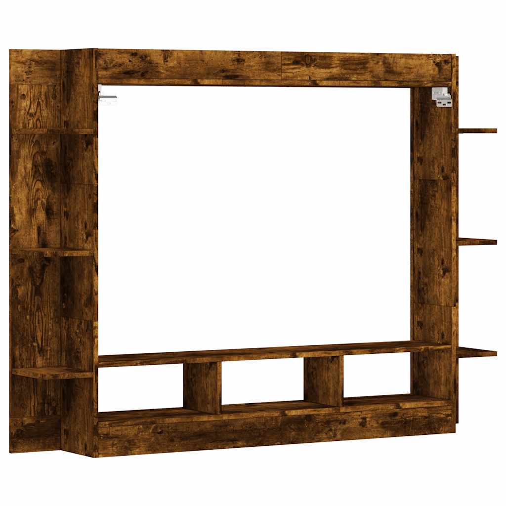 TV ormarić boja dimljenog hrasta 152x22x113cm konstruirano drvo